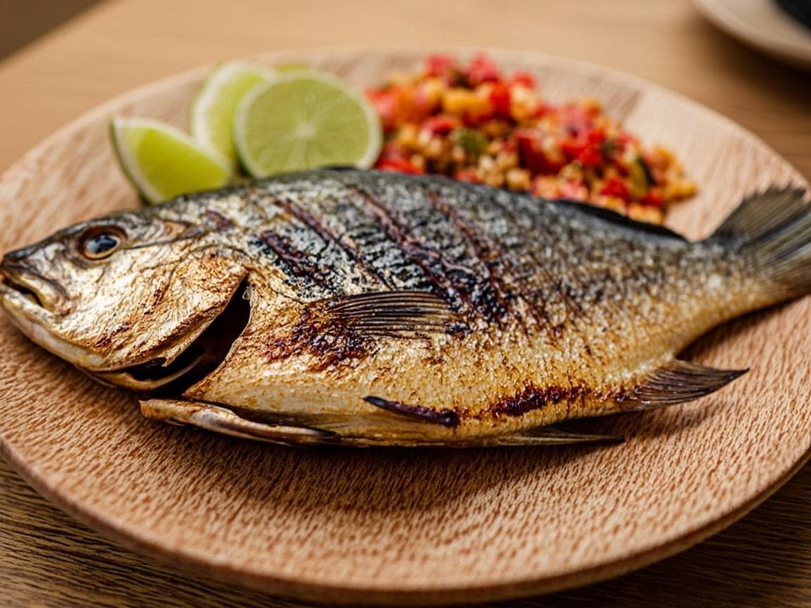 Grilled Fish served at the Sahara Chicken lounge & grill