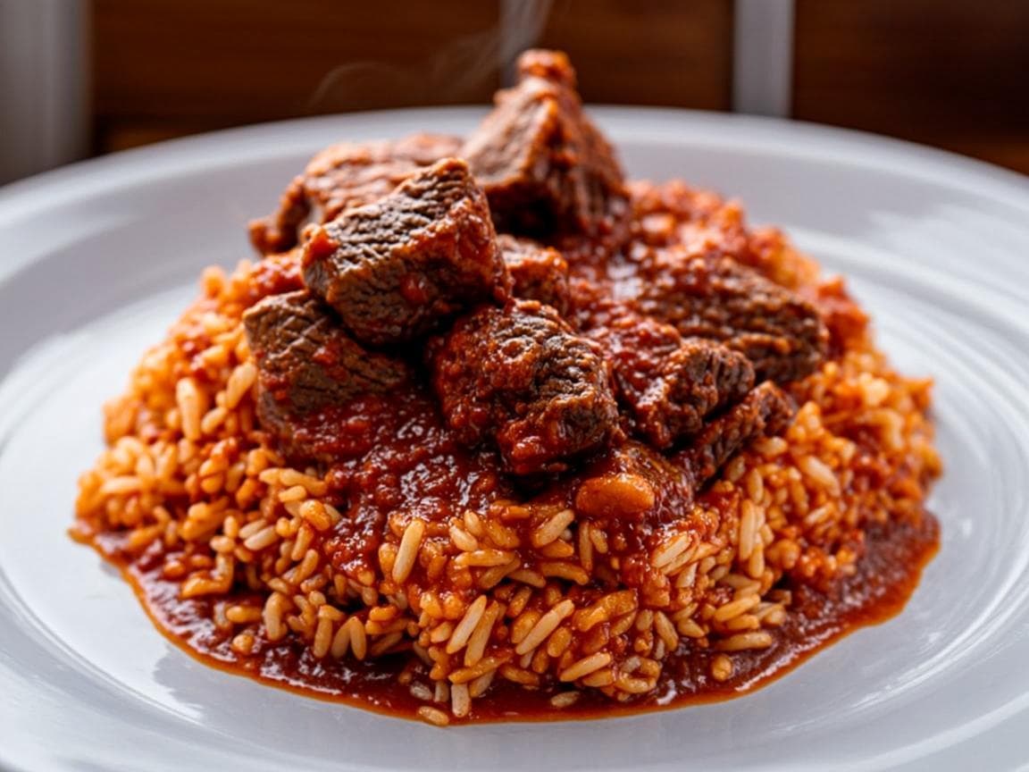 White Rice & Stew